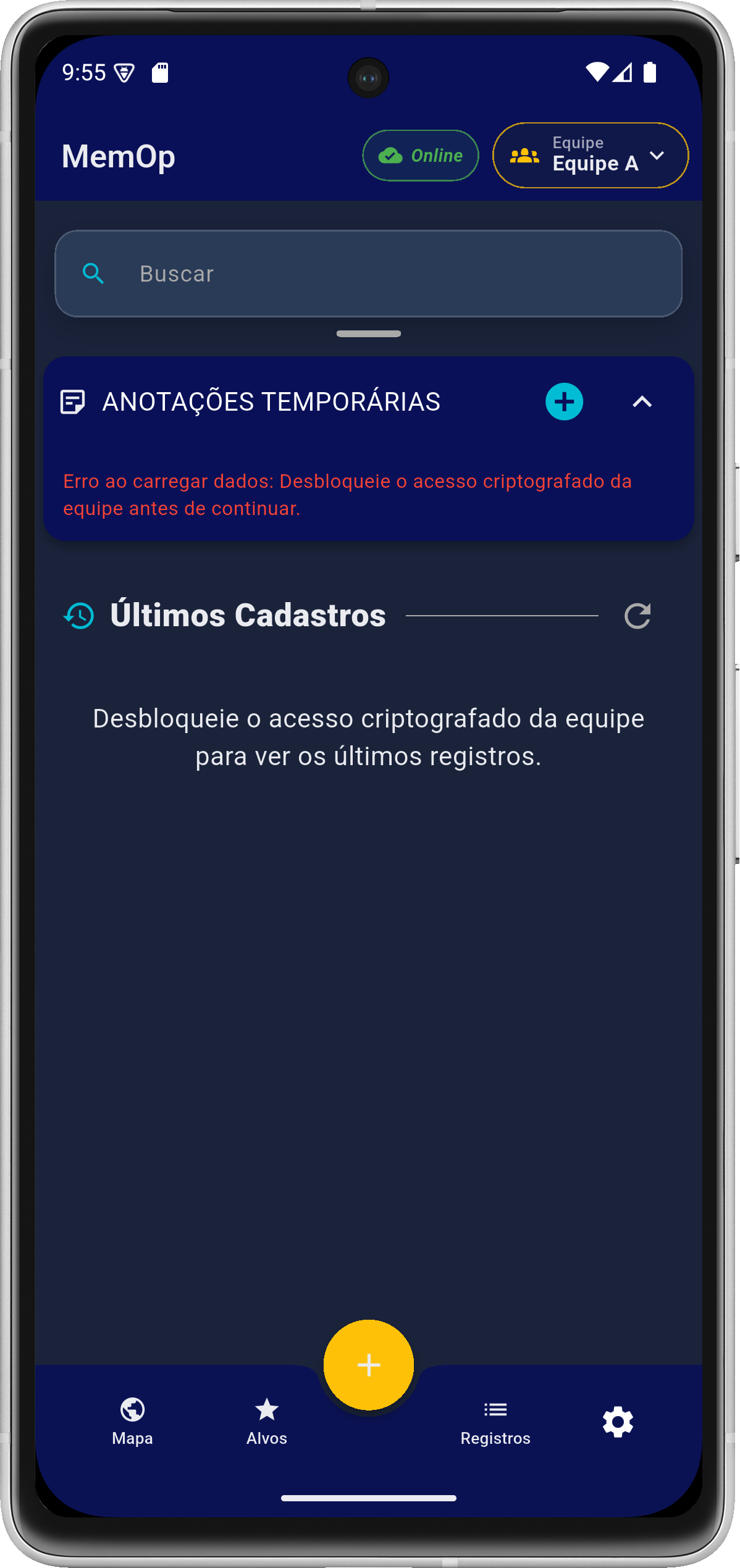 Encryption screenshot